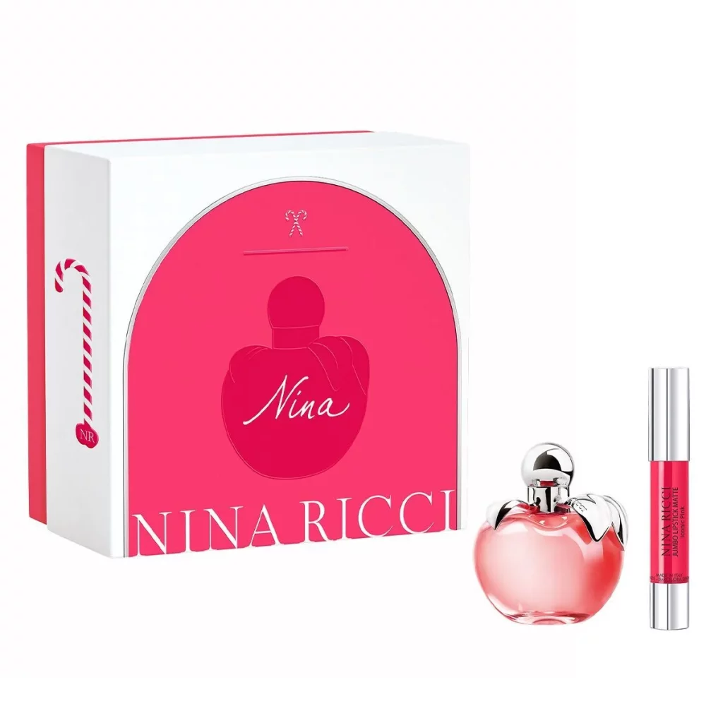 Nina Ricci Nina Eau de Toilette 80ml with Lipstick - Parcos Luxezine